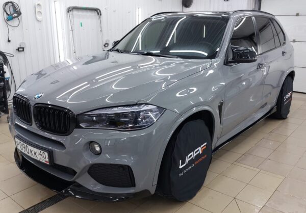 UPPF Battleship Grey installation on a BMW