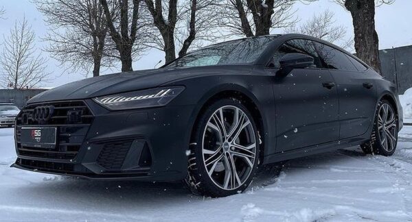 UPPF Satin Black installed on an Audi