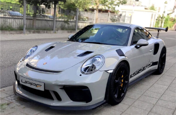 UPPF Nardo Grey installation on a Porsche