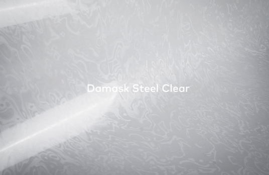 UPPF Damask Steel Clear Swatch